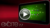 Excite™ 7.7 Tablet Video